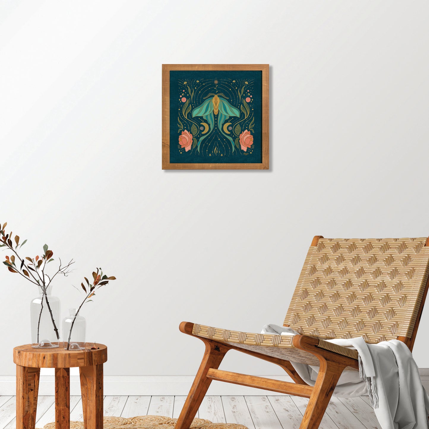 The Magical Luna Moth | Botanical Art Print