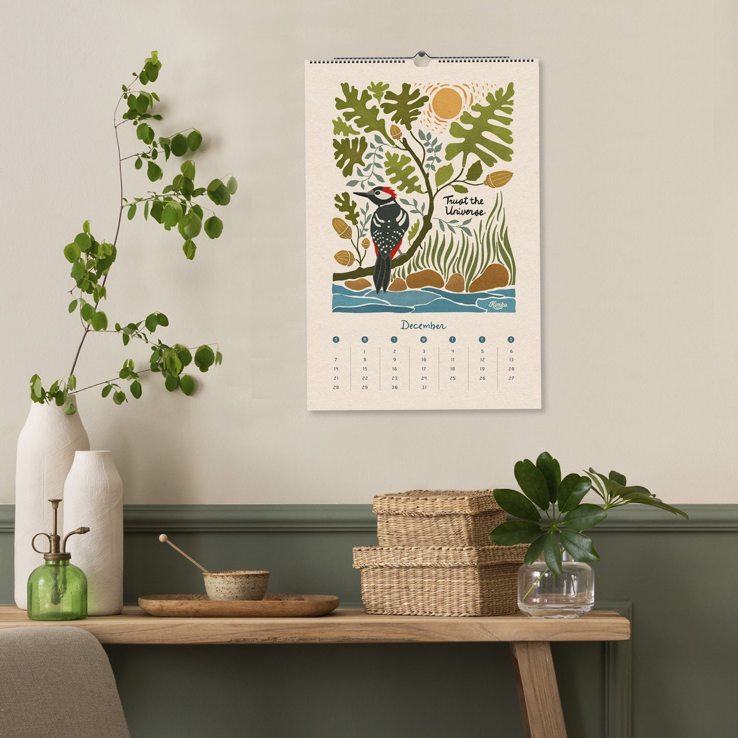"Looking for the Magic" 2025 Botanical Wall Calendar