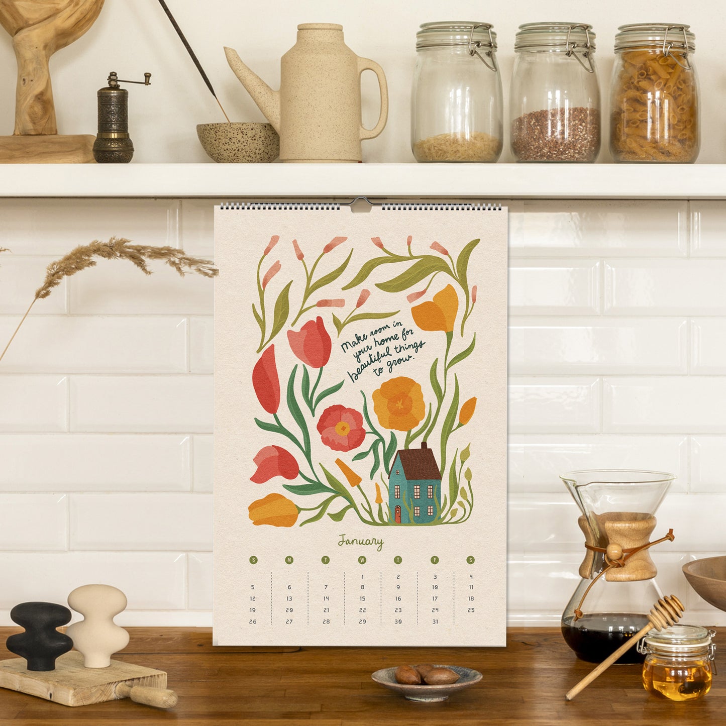 "Looking for the Magic" 2025 Botanical Wall Calendar