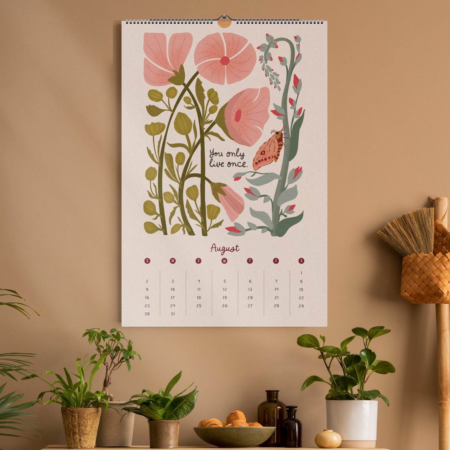 2026 "Looking for the Magic" Artist - Illustrated Botanical Calendar, 1st Edition