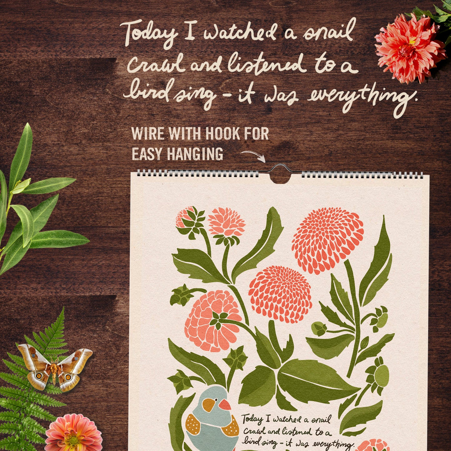 2026 "Looking for the Magic" Artist - Illustrated Botanical Calendar, 1st Edition