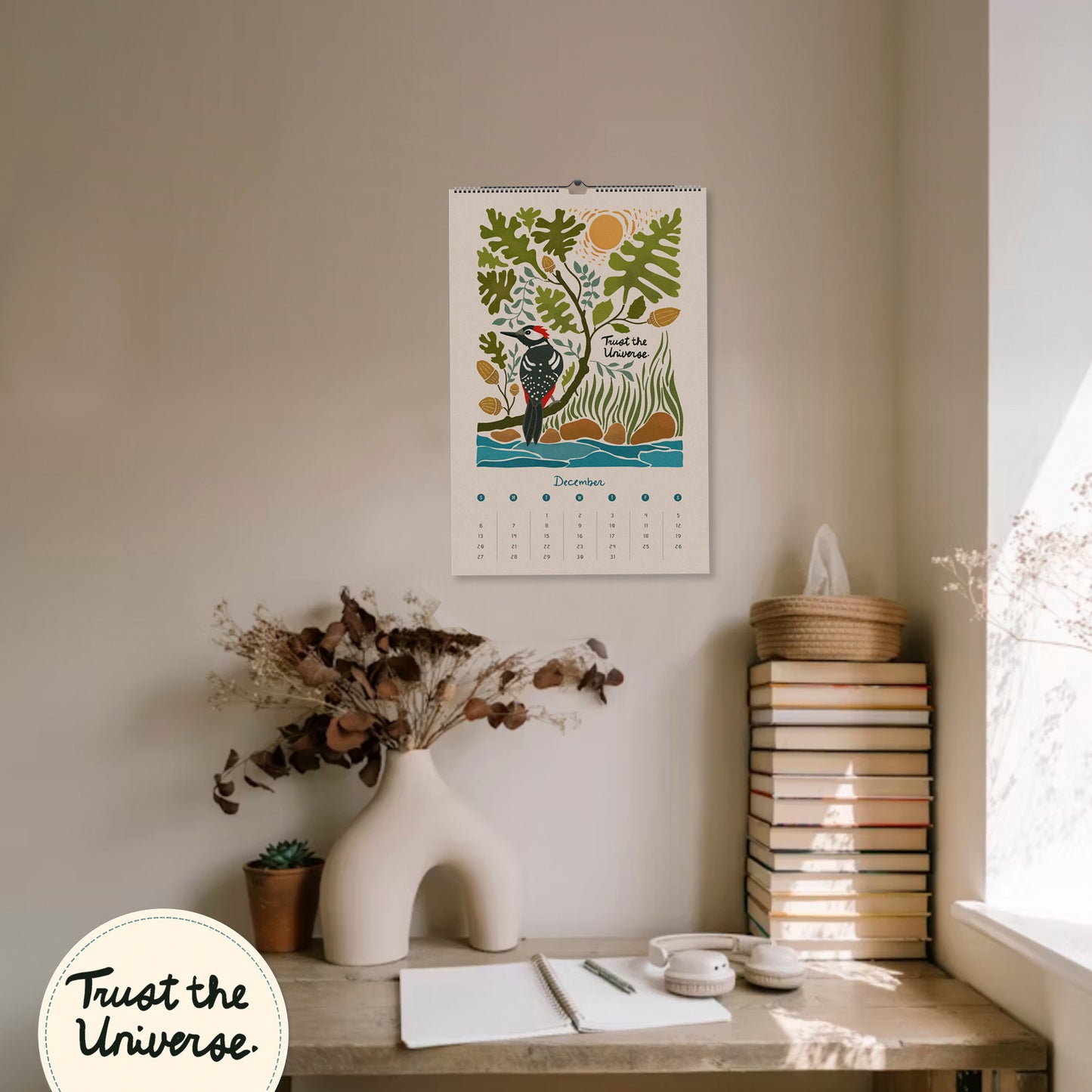 2026 "Looking for the Magic" Artist - Illustrated Botanical Calendar, 1st Edition