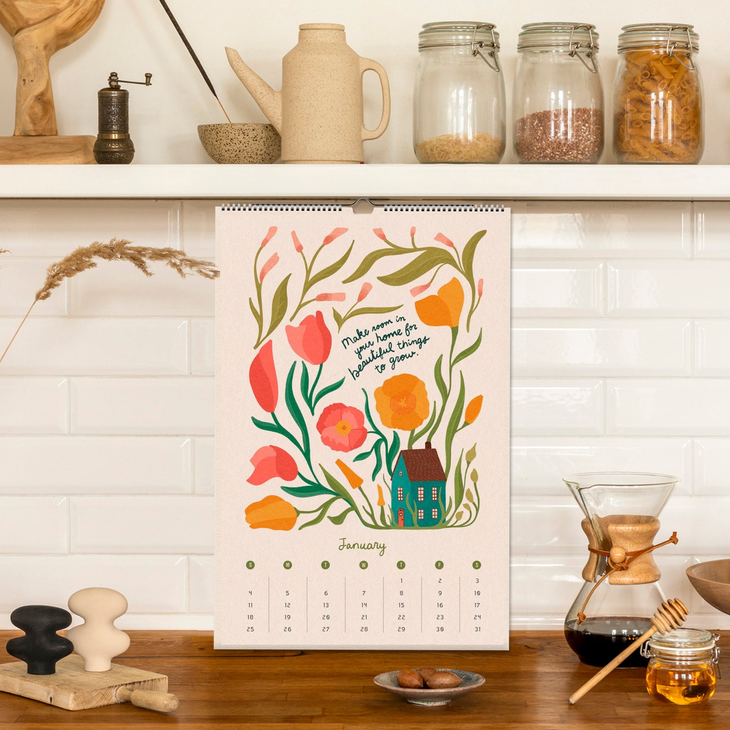2026 "Looking for the Magic" Artist - Illustrated Botanical Calendar, 1st Edition
