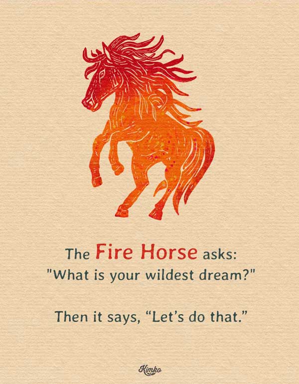 The Year of the Fire Horse | Art Print