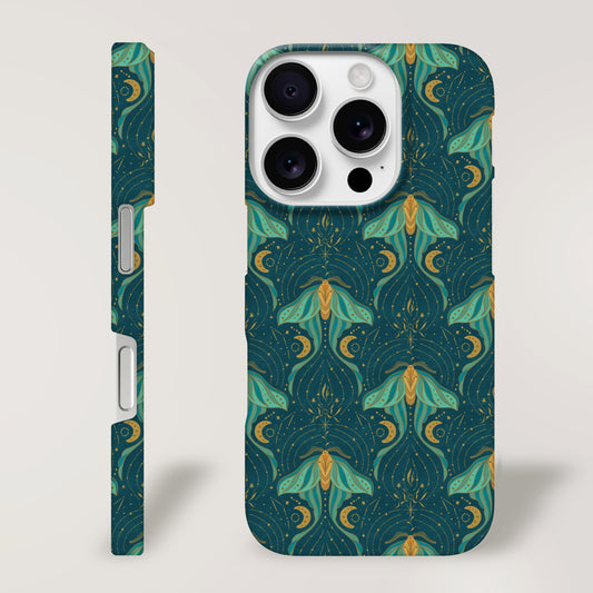 Luna Moth Celestial Pattern Print | Apple iPhone Slim Case
