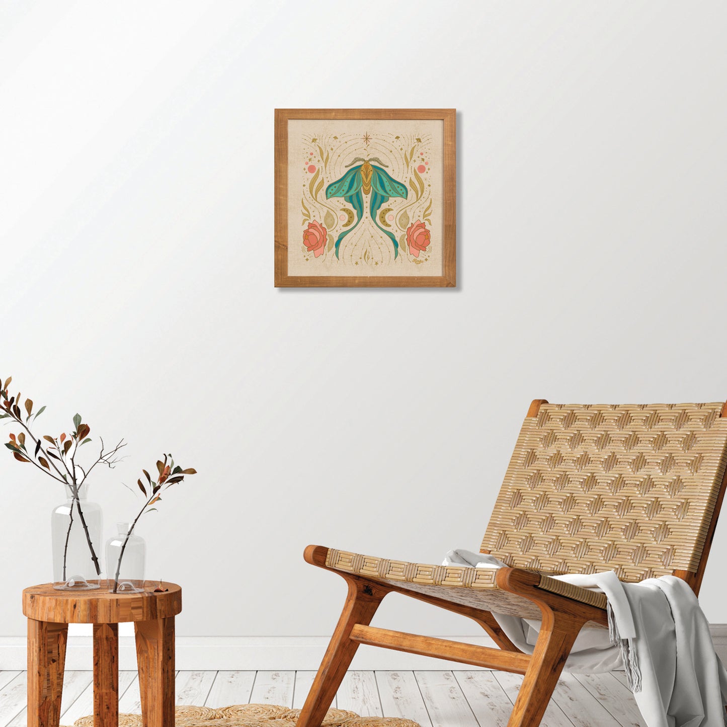 The Magical Luna Moth | Botanial Wall Print