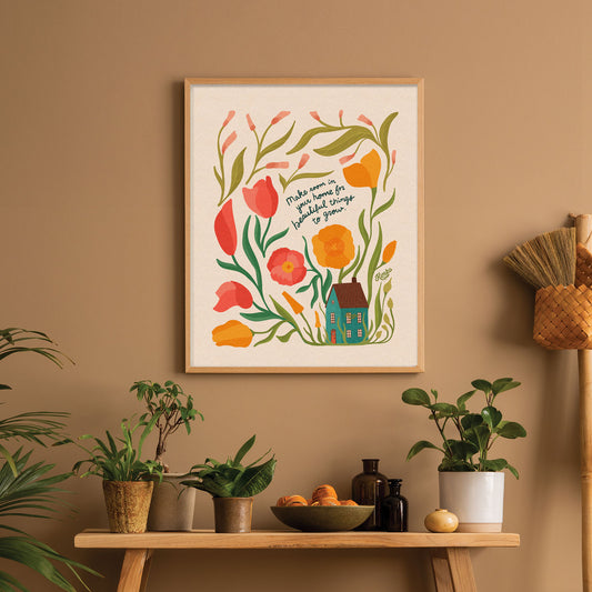The Poppy Garden | "Make room in your home for beautiful things to grow."