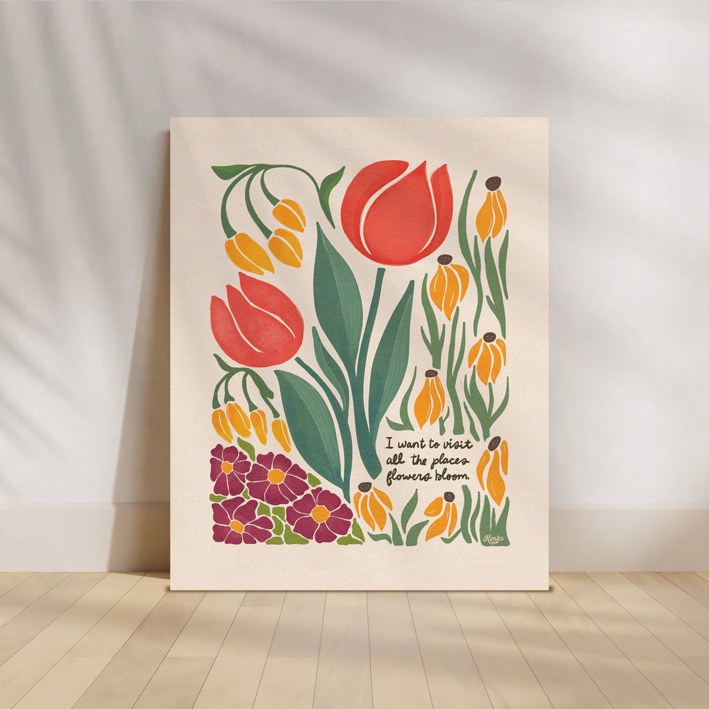 London Blooms | Botanical Wall Print
