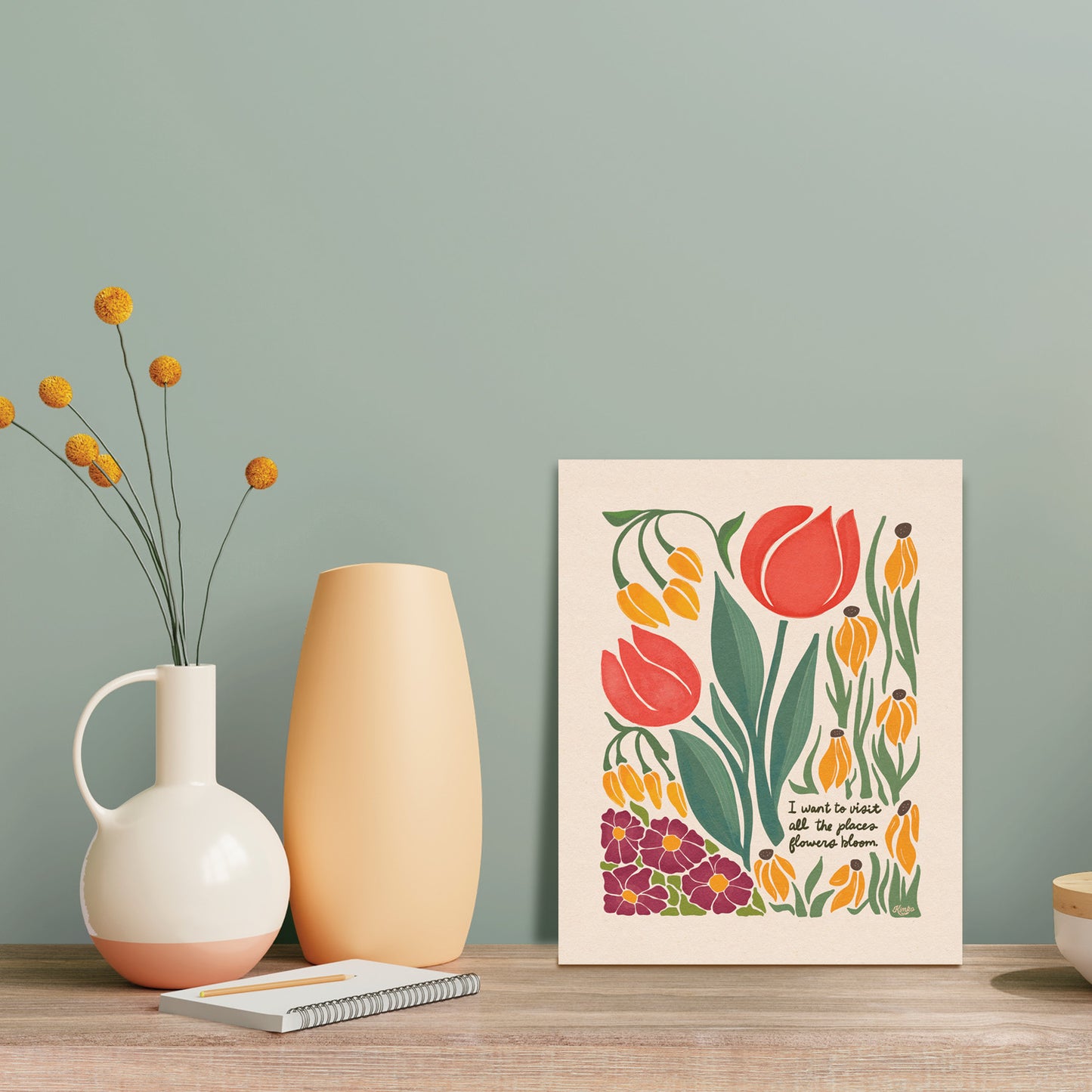 London Blooms | Botanical Wall Print