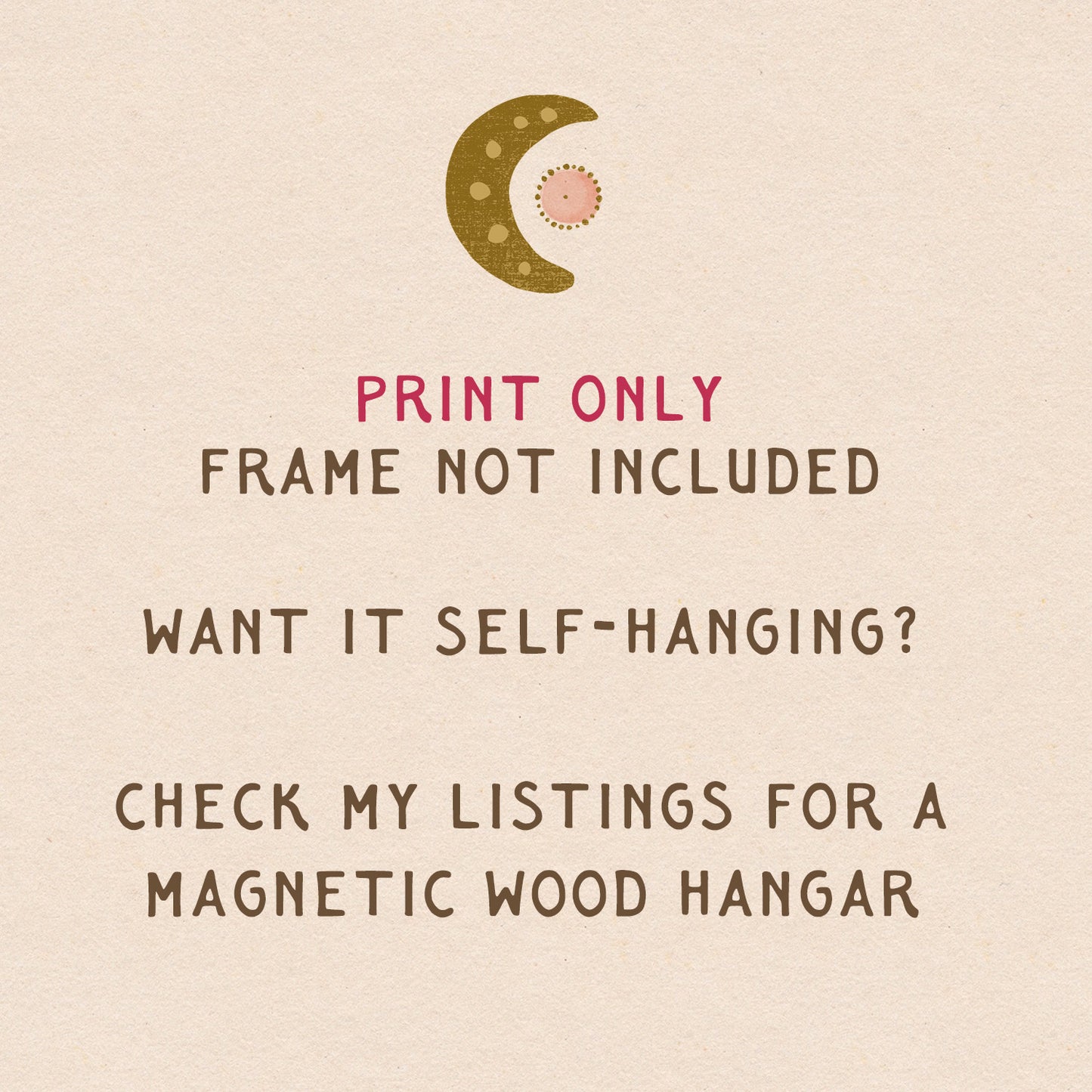 Lunar Moon Magic Calendar | Fine Art Print