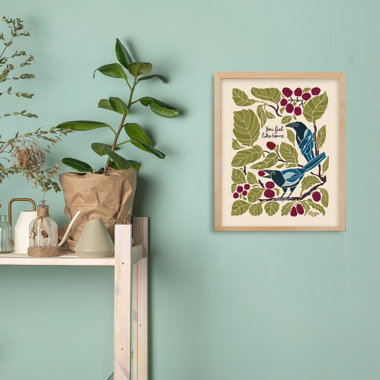 Magpies in the Mulberry Tree | "You feel like home."