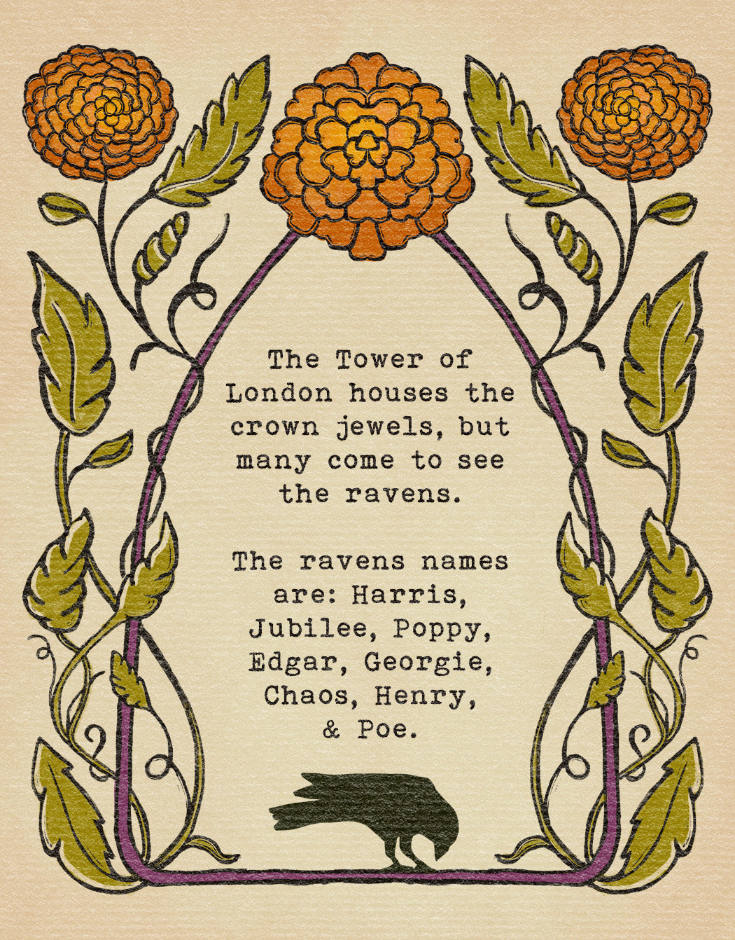 Poppy the Raven | "Ask the moon."