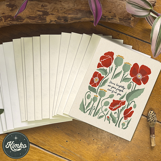 Shine Brightly Inspirational Friendship Cards | 10 Pack