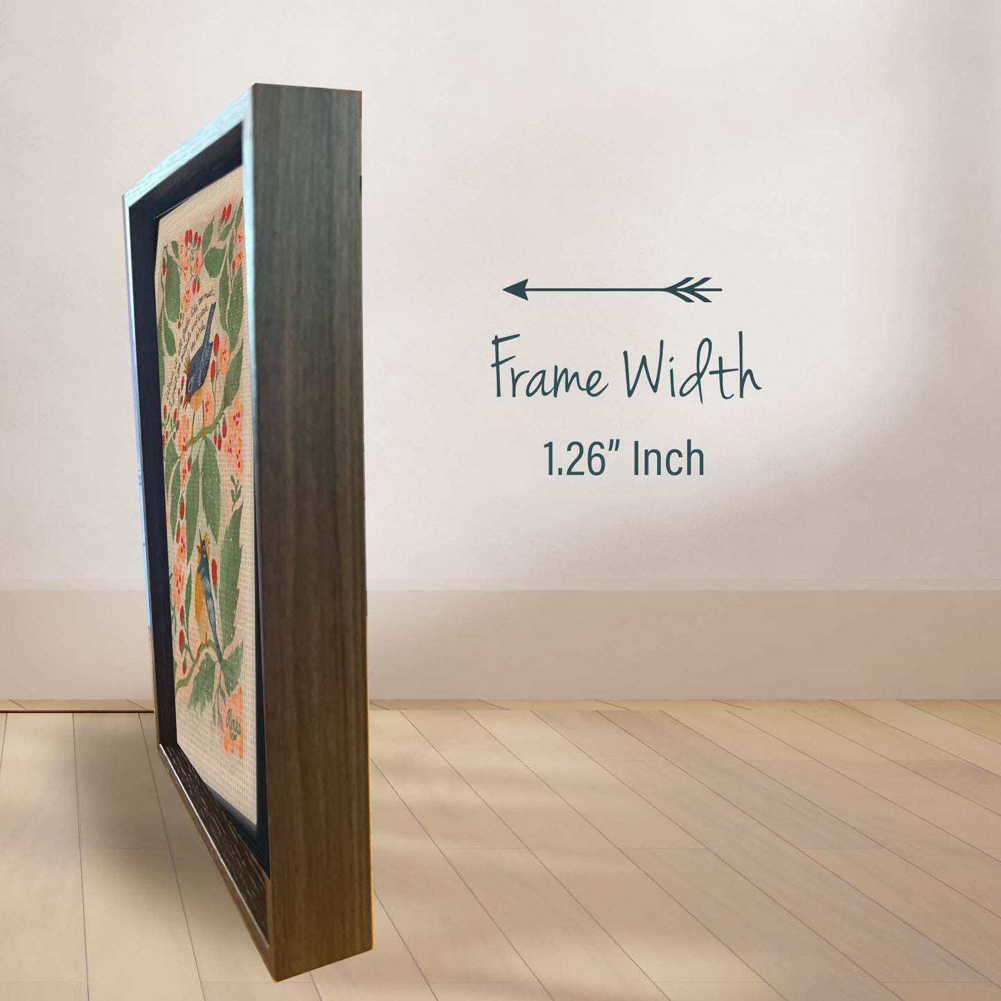 Bird Song | "When it all feels like too much, I just go outside and watch the birds." | Framed Canvas Print