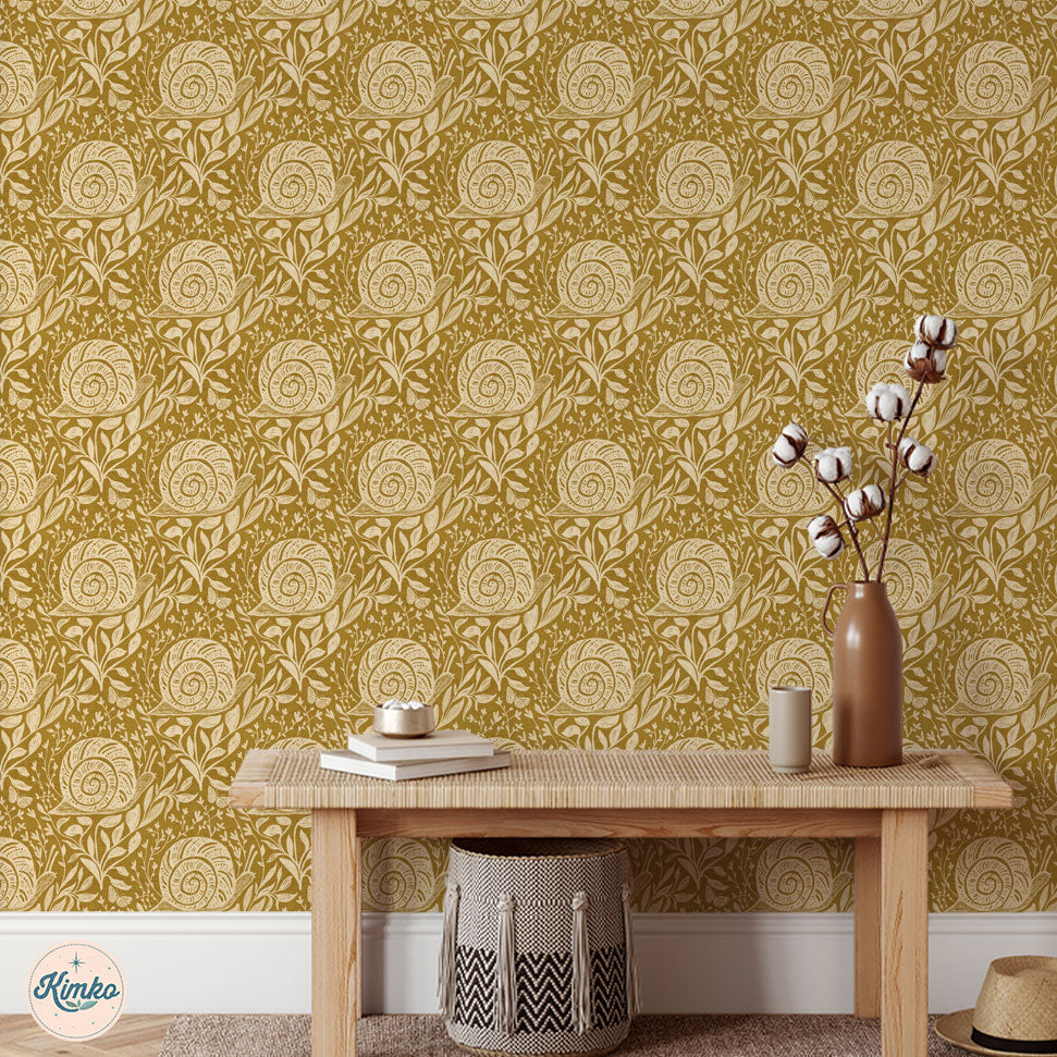 Sylvie the Snail Wallpaper in Magic Hour Glow