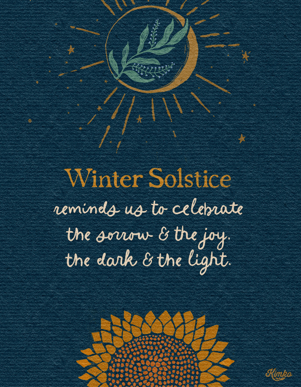 Winter Solstice Art Print