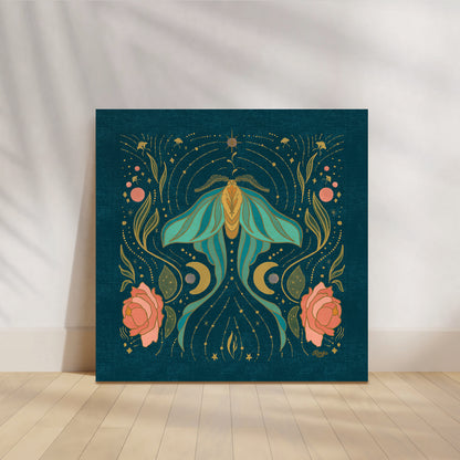The Magical Luna Moth | Botanical Art Print