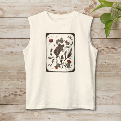 Aries Sleeveless Unisex Muscle Tank | 100% Cotton