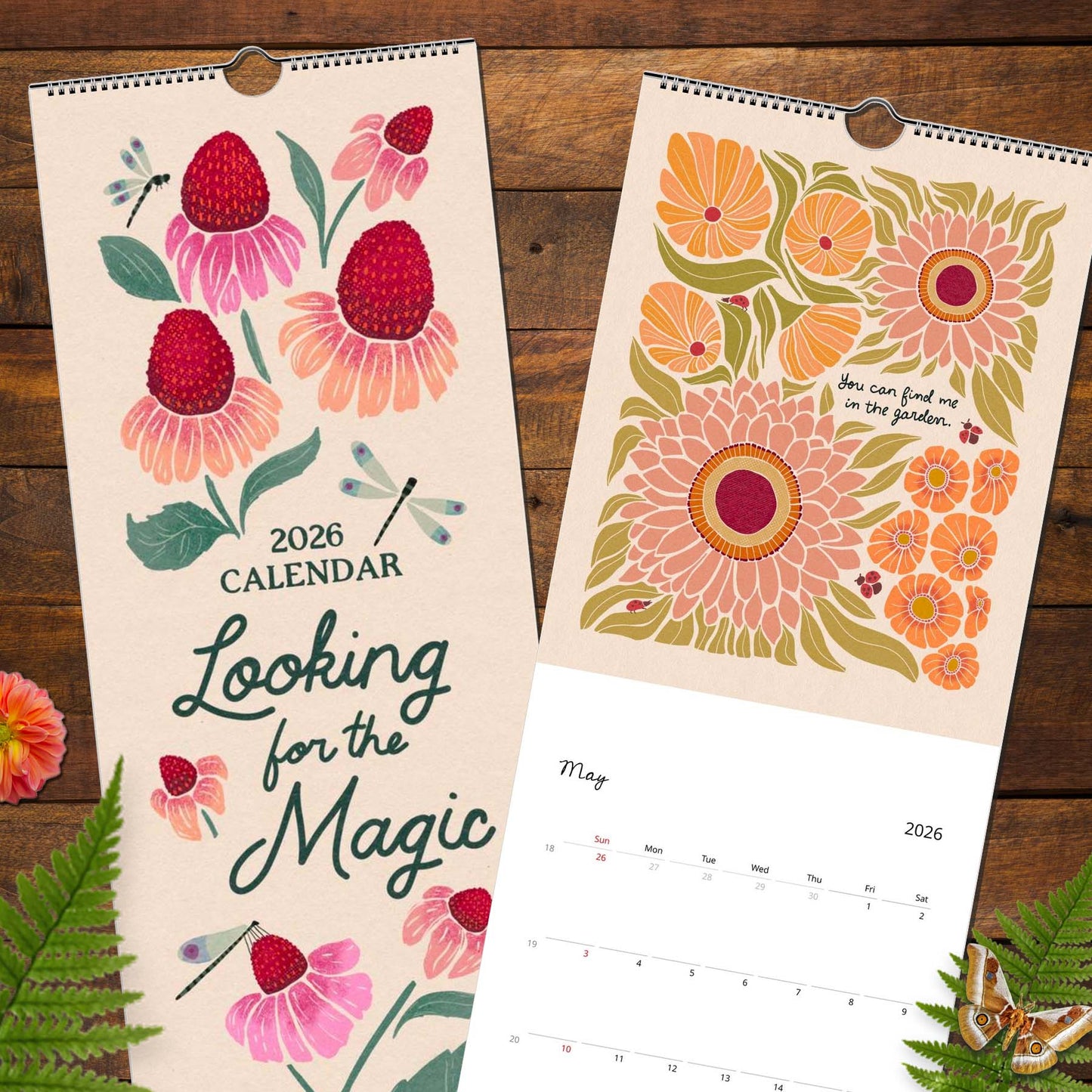 2026 Looking for the Magic Botanical Calendar 2nd Edition | Slim Style