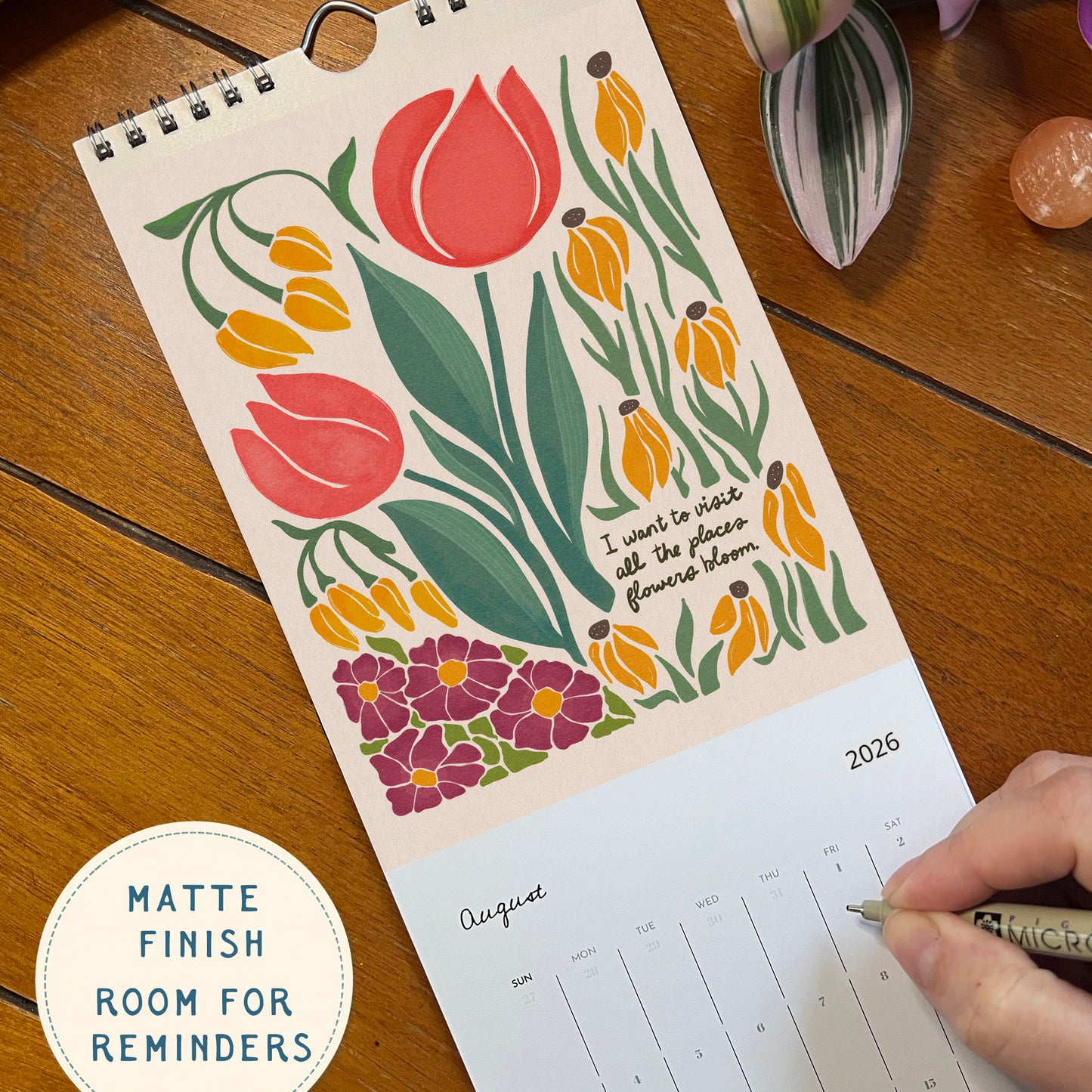 2026 Looking for the Magic Botanical Calendar 1st Edition | Slim Style