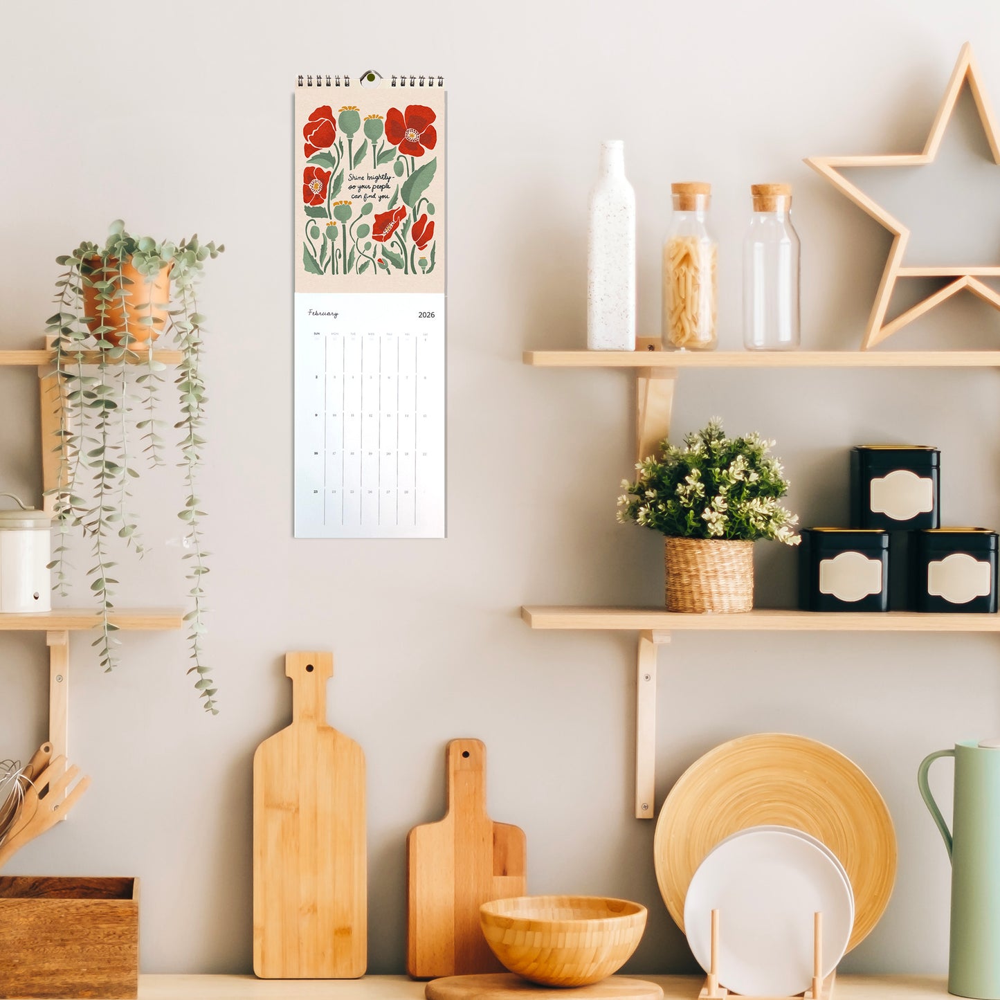 2026 Looking for the Magic Botanical Calendar 1st Edition | Slim Style