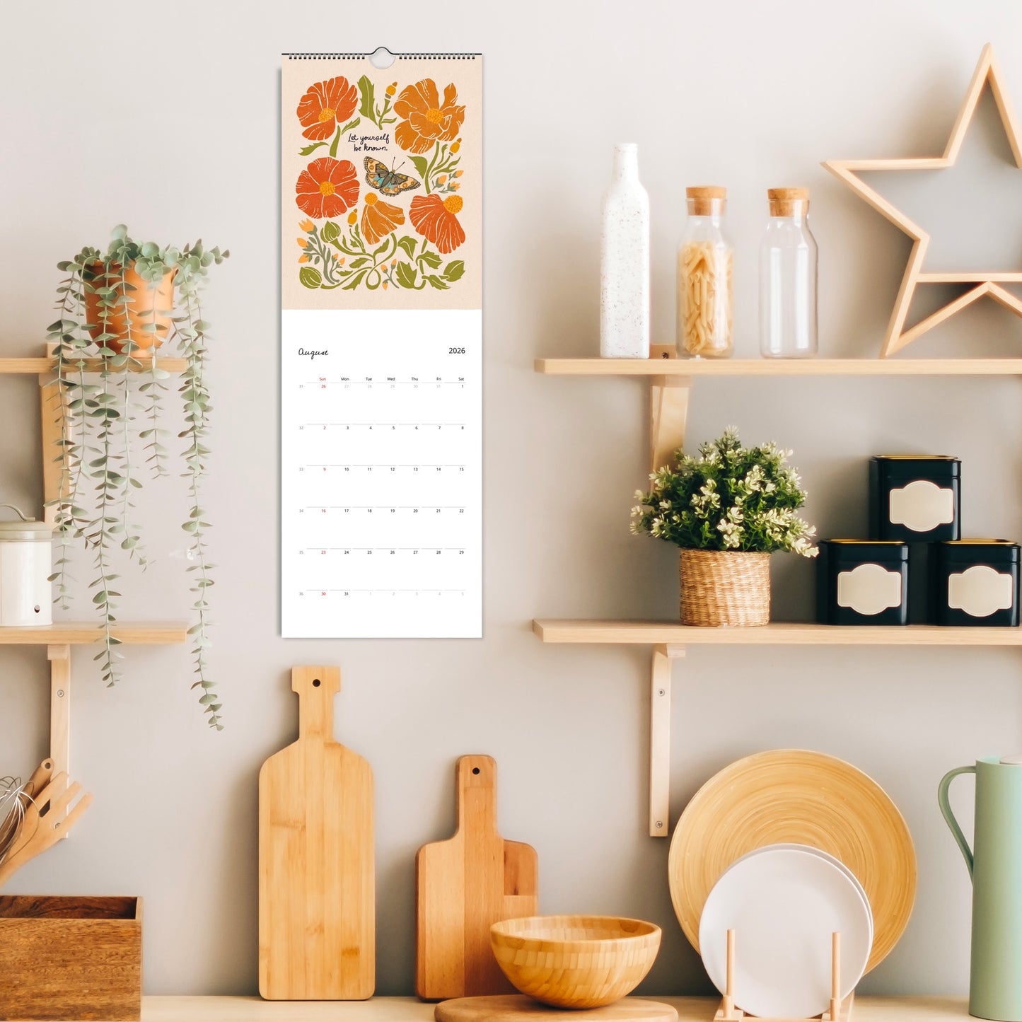 2026 Looking for the Magic Botanical Calendar 2nd Edition | Slim Style