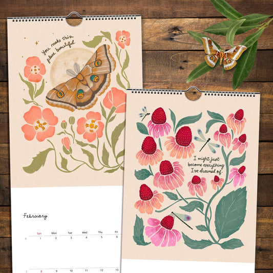 2026 Looking for the Magic Botanical Calendar 2nd Edition | Slim Style