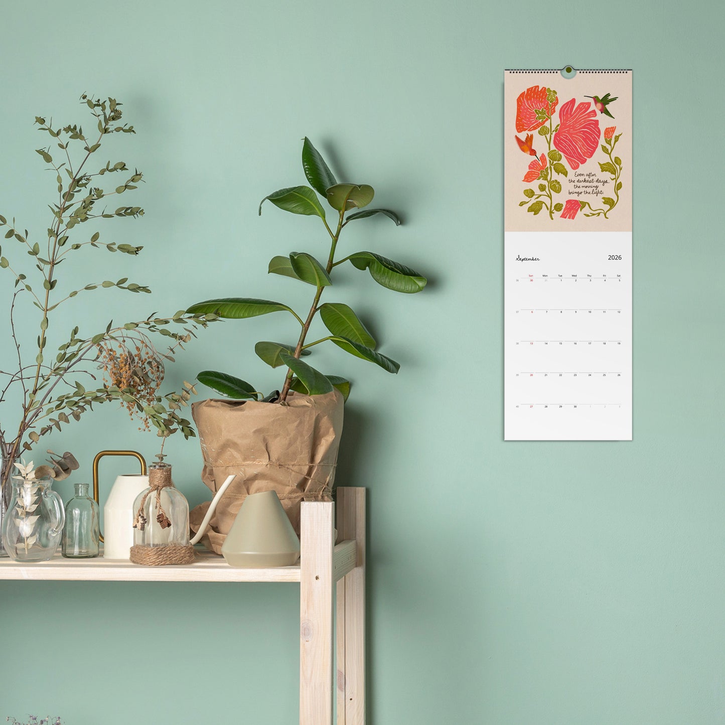 2026 Looking for the Magic Botanical Calendar 2nd Edition | Slim Style