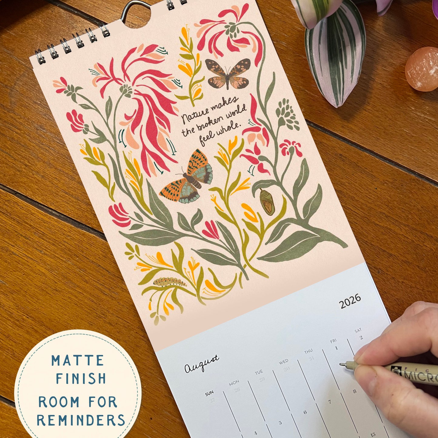 2026 Looking for the Magic Botanical Calendar 2nd Edition | Slim Style