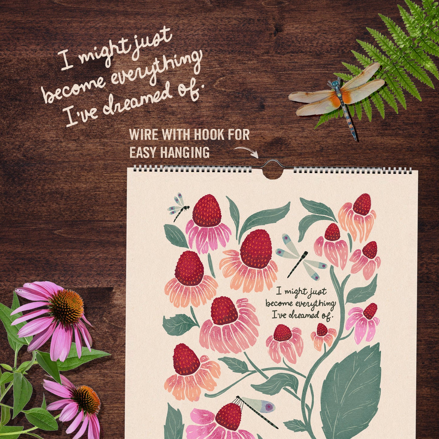 2026 "Looking for the Magic" Artist - Illustrated Botanical Calendar, 2nd Edition