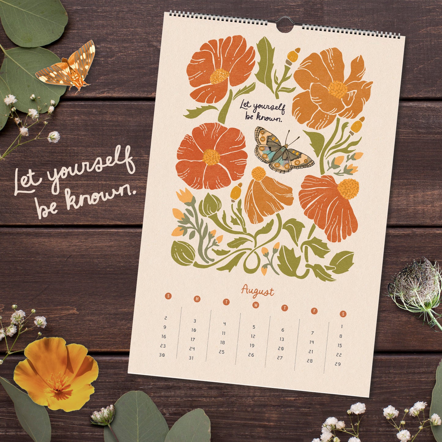 2026 "Looking for the Magic" Artist - Illustrated Botanical Calendar, 2nd Edition