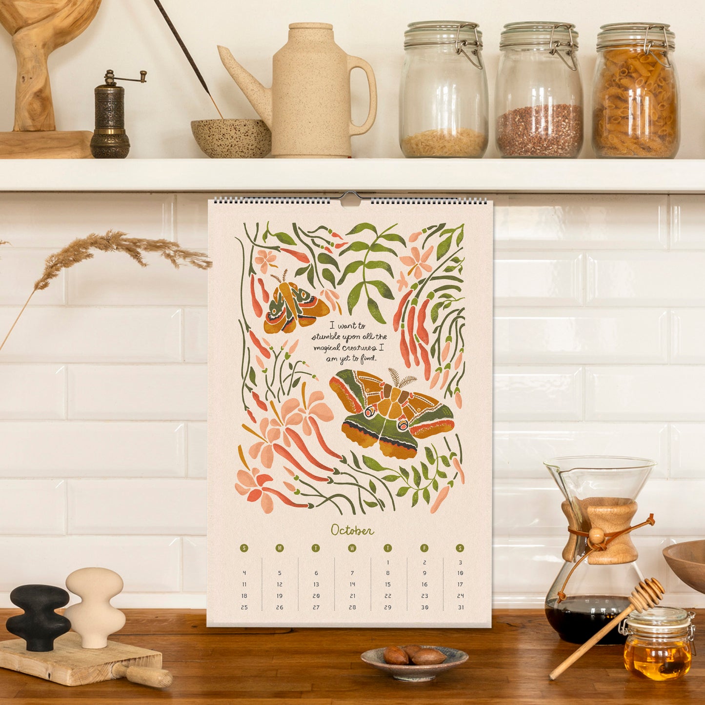 2026 "Looking for the Magic" Artist - Illustrated Botanical Calendar, 2nd Edition