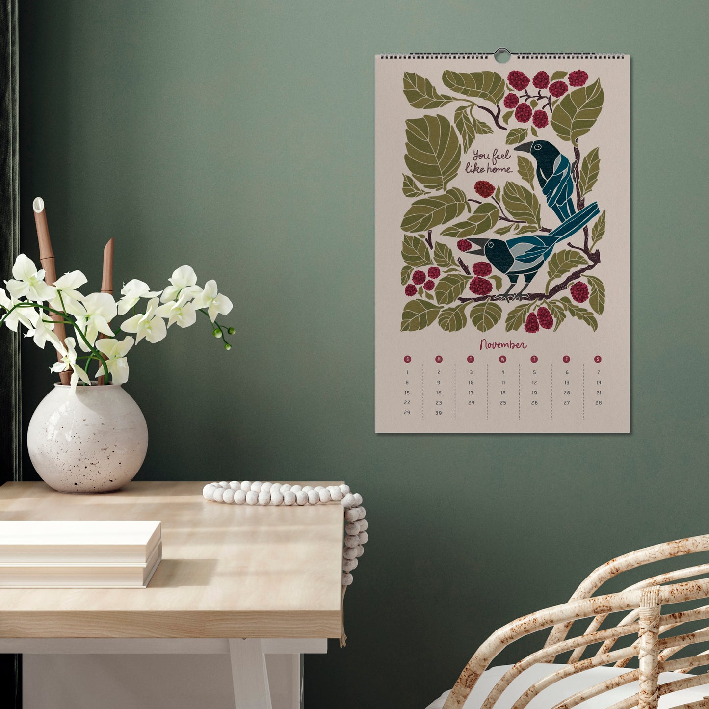2026 "Looking for the Magic" Artist - Illustrated Botanical Calendar, 2nd Edition