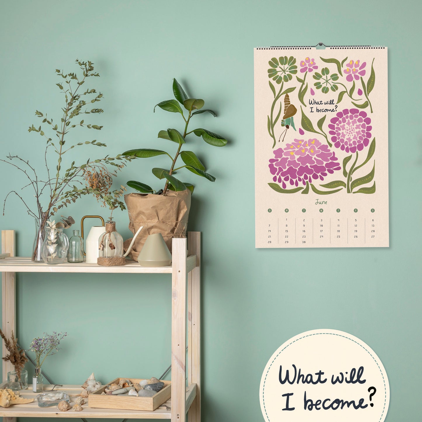 2026 "Looking for the Magic" Artist - Illustrated Botanical Calendar, 1st Edition