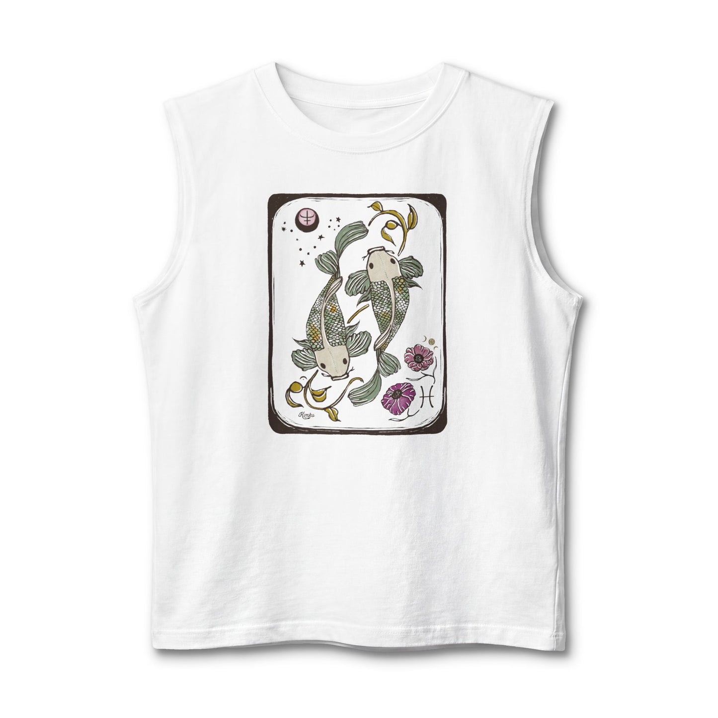 Pisces Sleeveless Unisex Muscle Tank | 100% Cotton