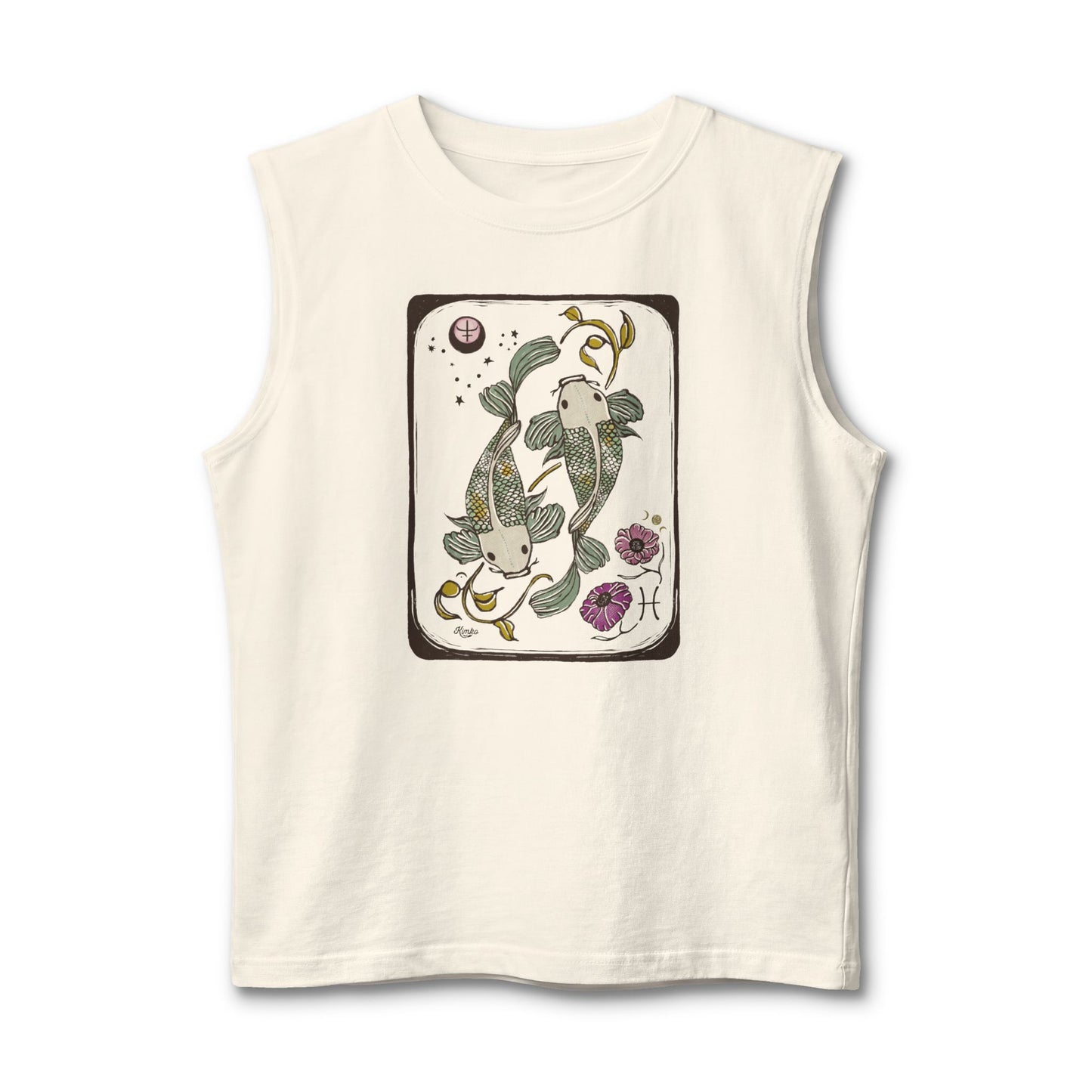 Pisces Sleeveless Unisex Muscle Tank | 100% Cotton