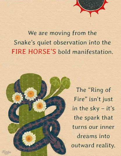 The Year of the Fire Horse | Art Print