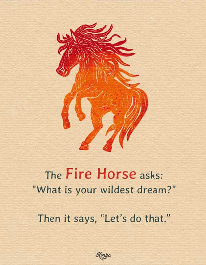 The Year of the Fire Horse | Art Print