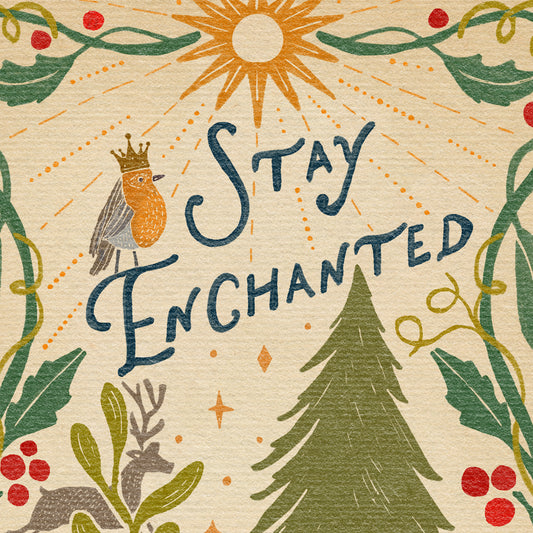 "Stay Enchanted" | Framed Canvas Print