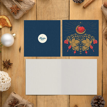 Winter Solstice Greeting Cards | 10 Pack Blank | Note cards