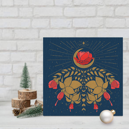 Winter Solstice Greeting Cards | 10 Pack Blank | Note cards