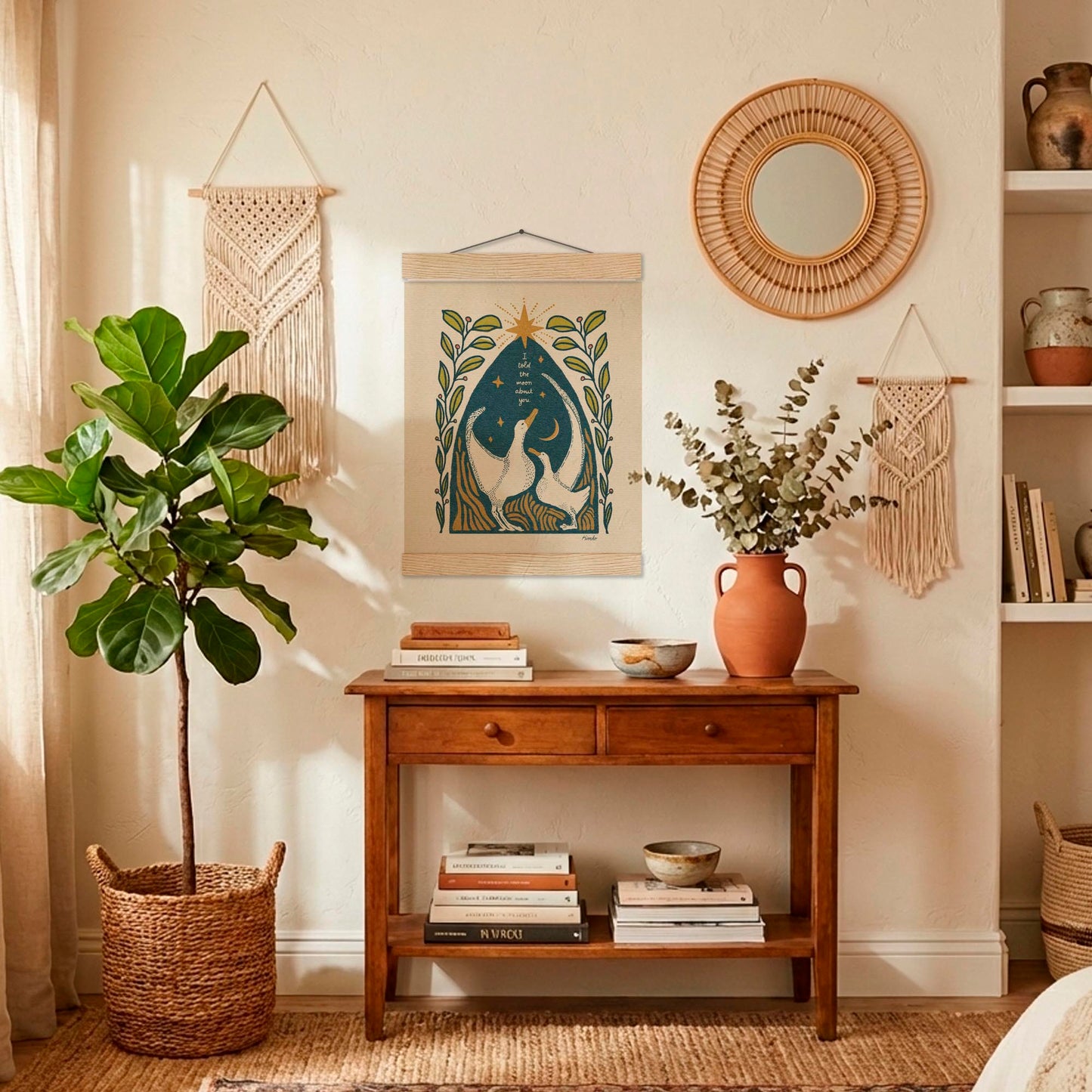 The Albatross Under the Moon | Wooden Hangar