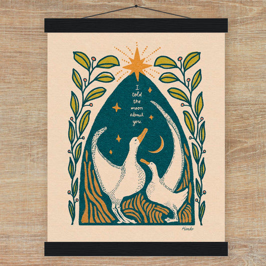 The Albatross Under the Moon | Wooden Hangar