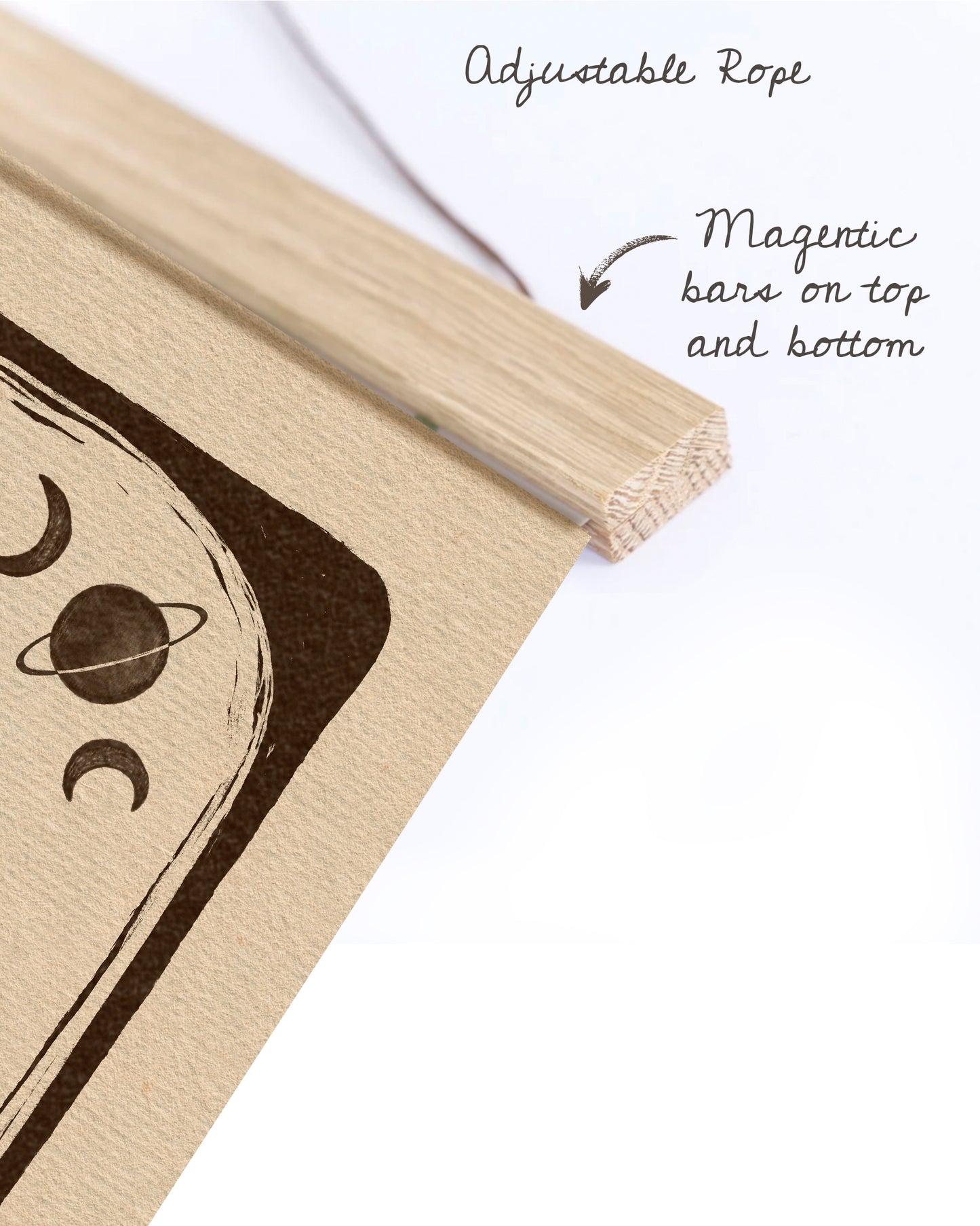 Aquarius Zodiac Sign | Wood Hanger Print