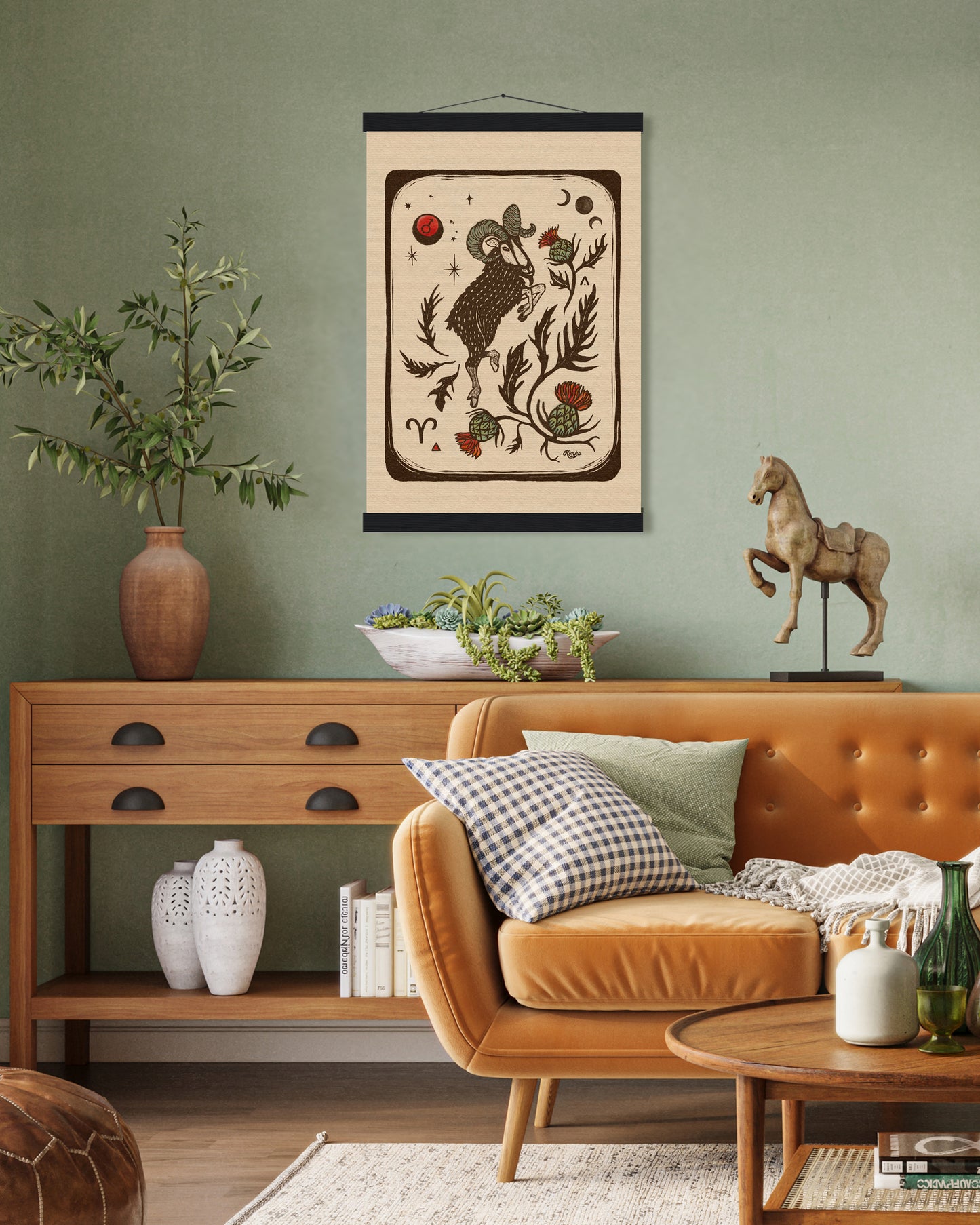 Aries Folk Art | Wooden Hanger