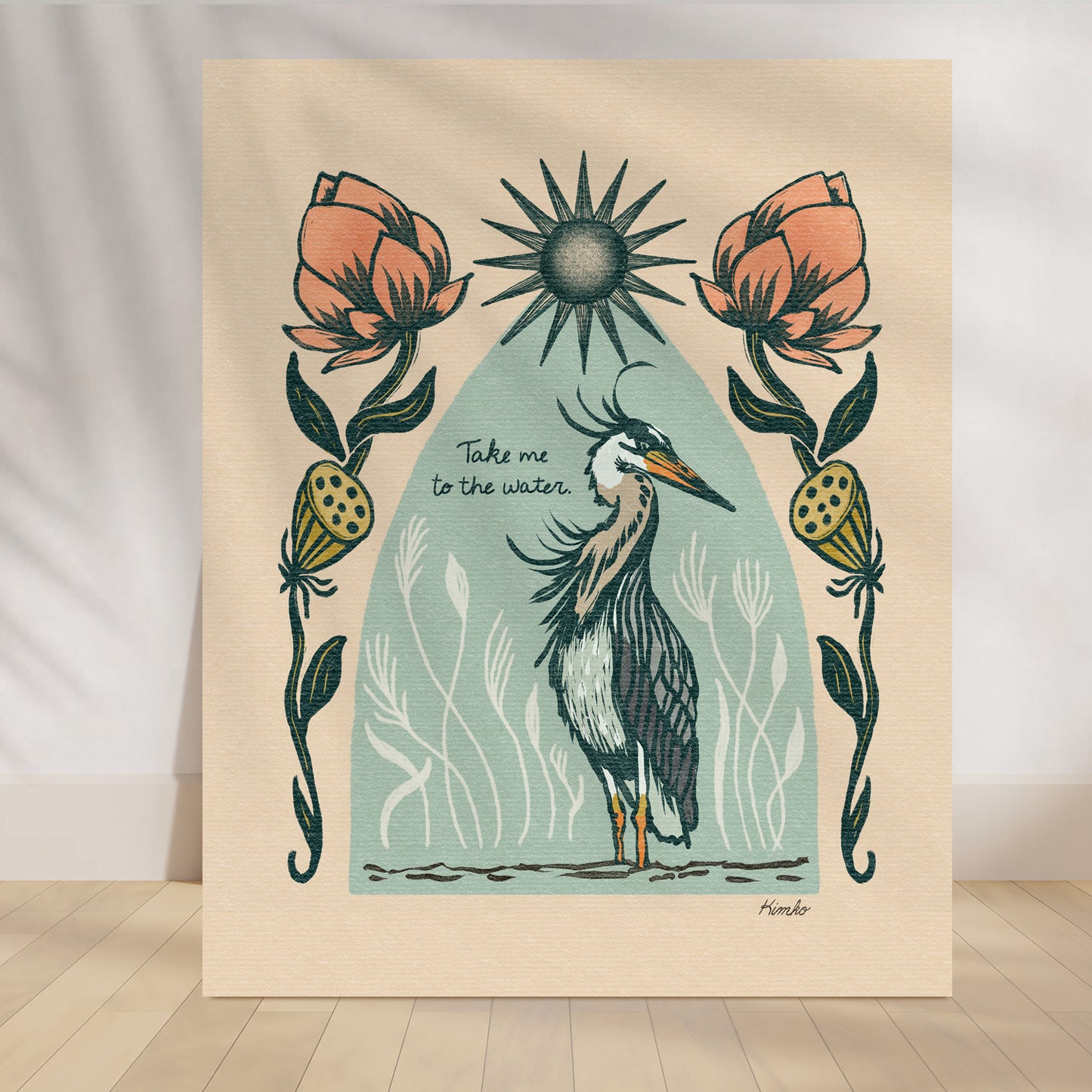 The Great Blue Heron | "Take me to the water."