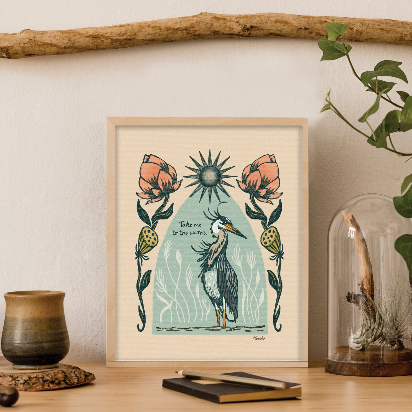The Great Blue Heron | "Take me to the water."