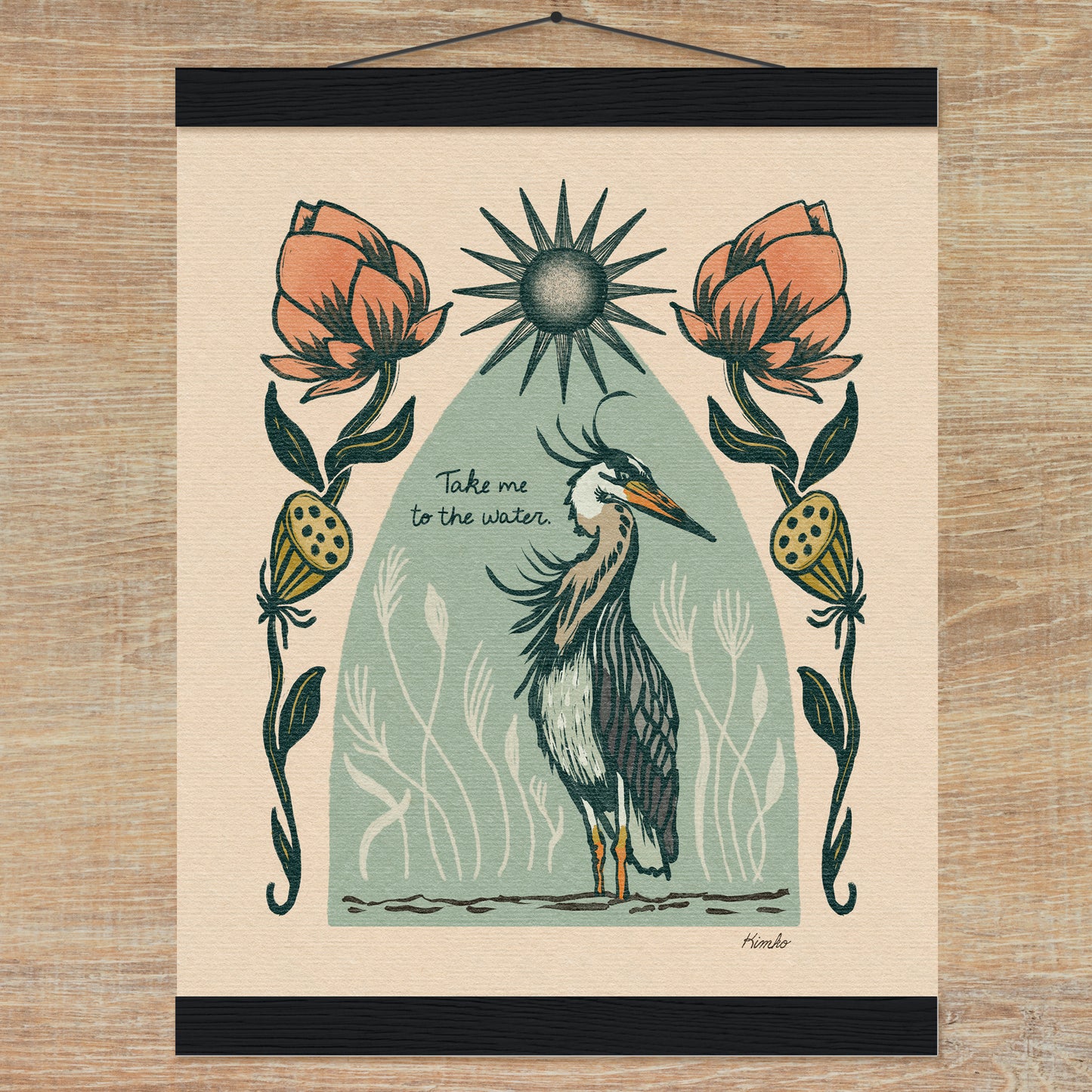 The Great Blue Heron| "Take me to the water."