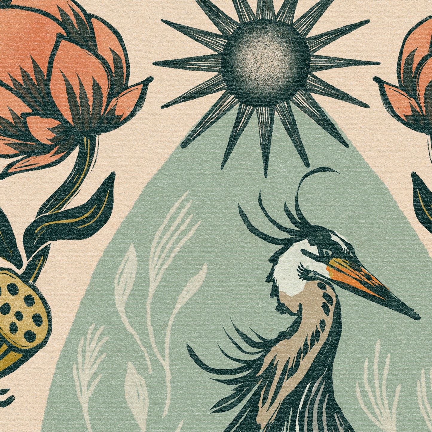 The Great Blue Heron| Wooden Hanger