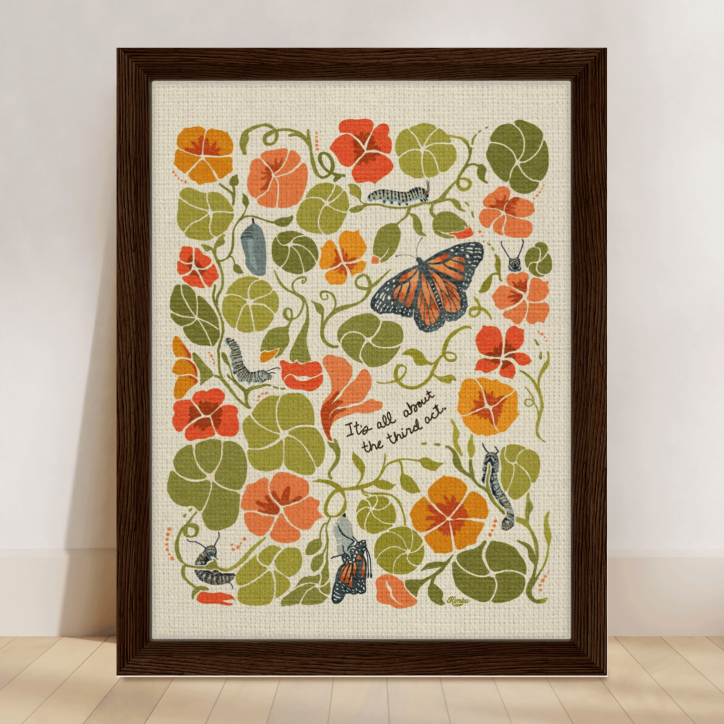 It is all about the third act. | Caterpillars & Nasturtium